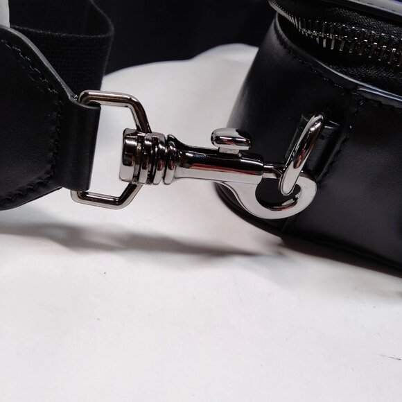 Authentic VERSACE Black Leather Crossbody Bag mon557-110925 - Picture 8 of 16